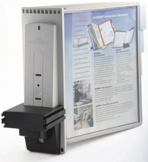 Sherpa® Durable Desk Top Catalog Rack Extensions 5542-10 Grey Panels, or 5542-00 - Assorted Colour Panels 